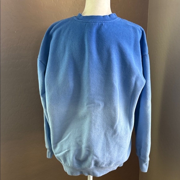 PINK 💙 Crewneck Ombré Sweatshirt - Picture 2 of 6